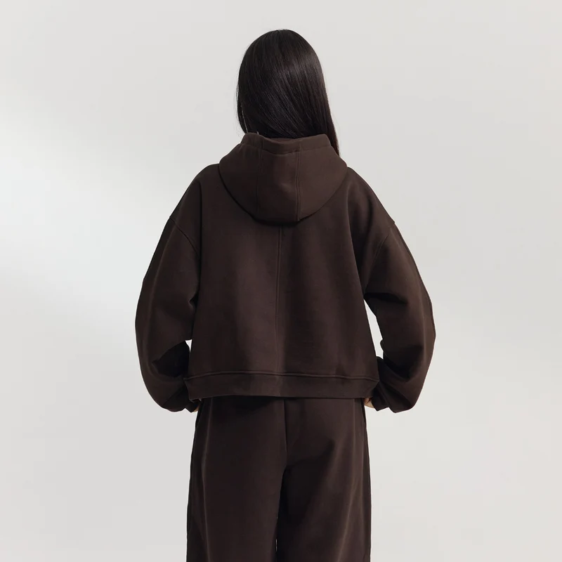 Oversized Hoodie - Dark Chocolate