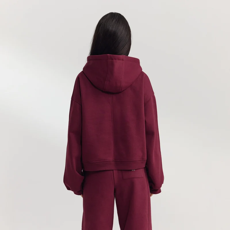 Oversized Hoodie - Cherry Lacquer