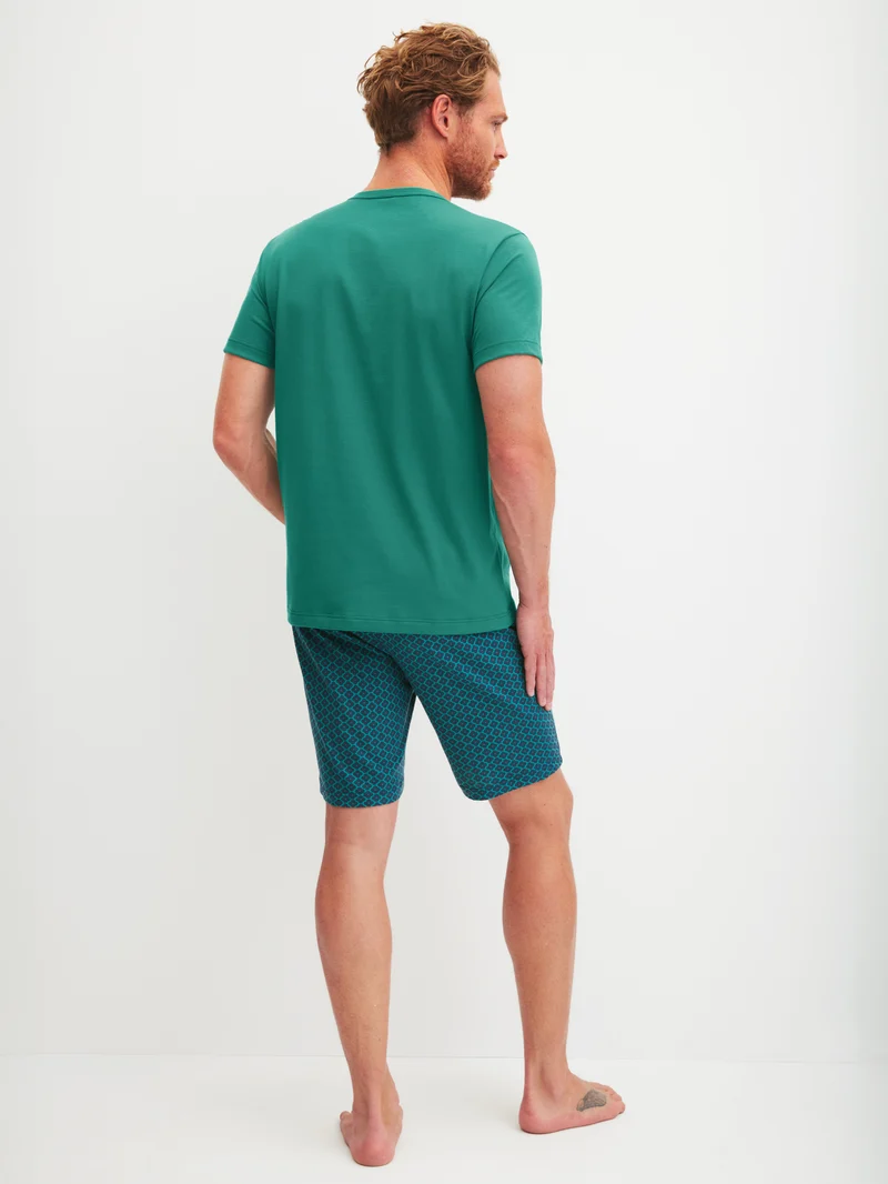 HERREN Pyjama kurz