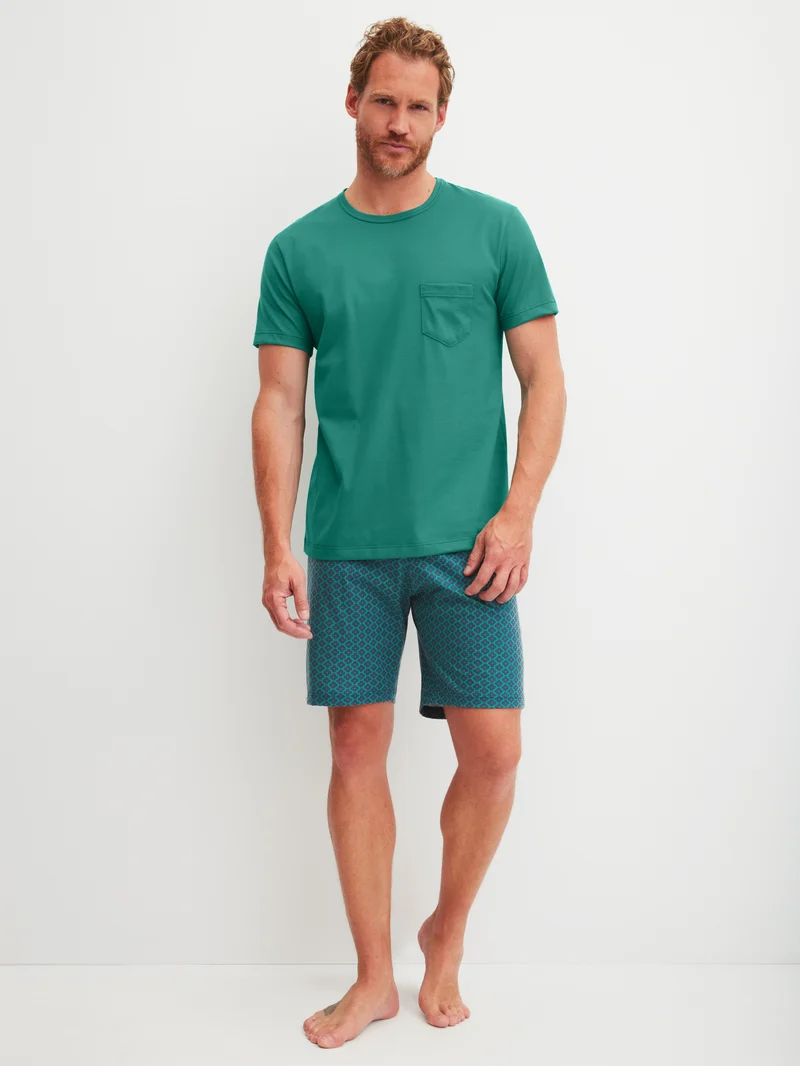 HERREN Pyjama kurz