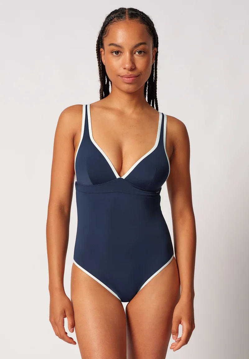 Retrocean Swimsuit | crown blue 083163-080393