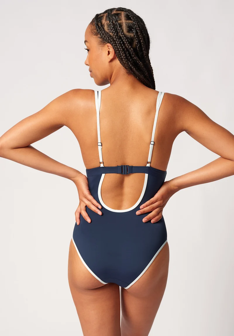 Retrocean Swimsuit | crown blue 083163-080393