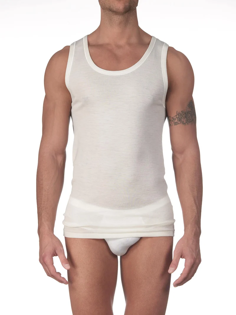 Tank-Top EXTRA FINE MERINO WOOL SUPER 100S