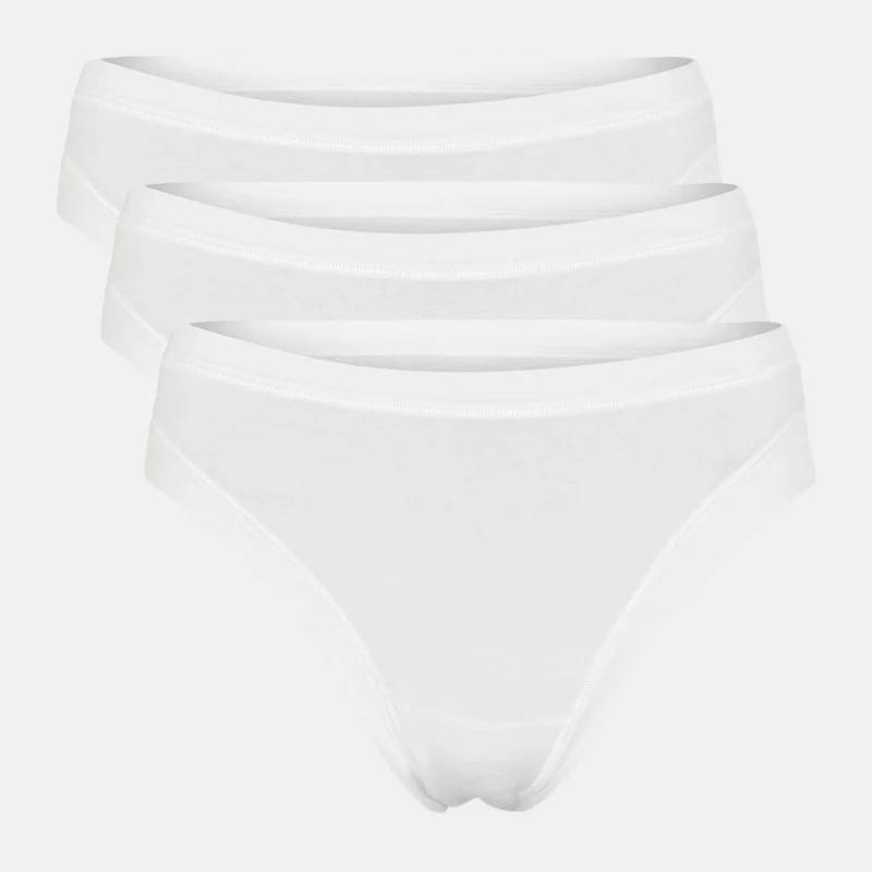 3er-Pack Weißer Bambus Tai Panty