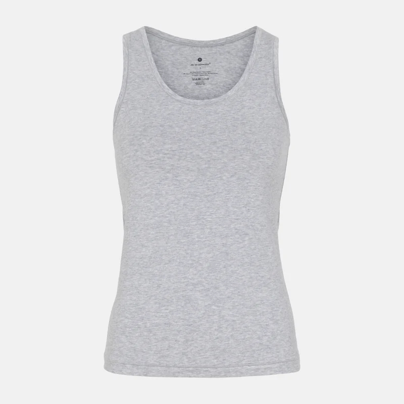 2er-Pack graues Bambus-Tanktop mit breiten Trägern