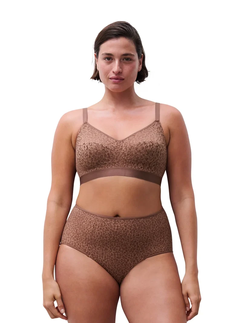 Chantelle EasyFeel - Norah High-Waisted Full Brief Wild Brown