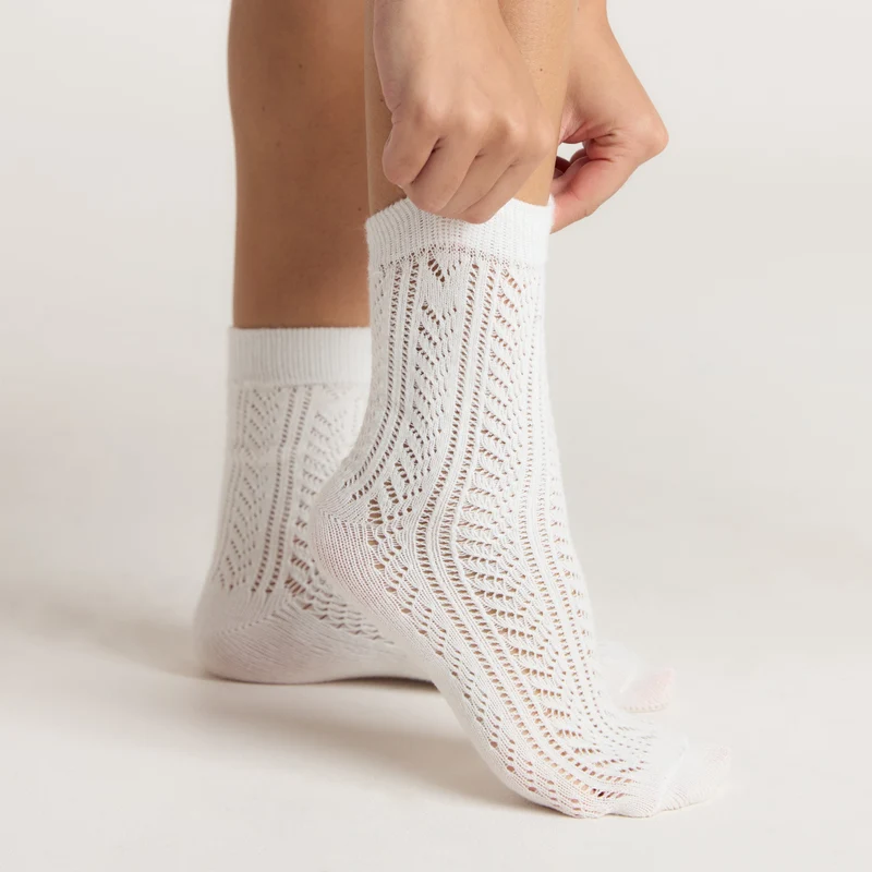 Pointelle Socks (3-Pack) - Multi