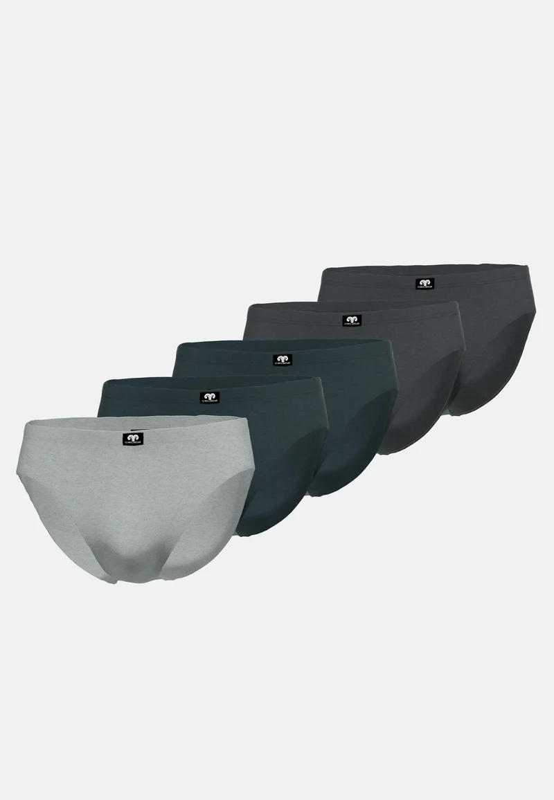 CECEBA Sport Slip 5er Pack grau-dunkel-melange