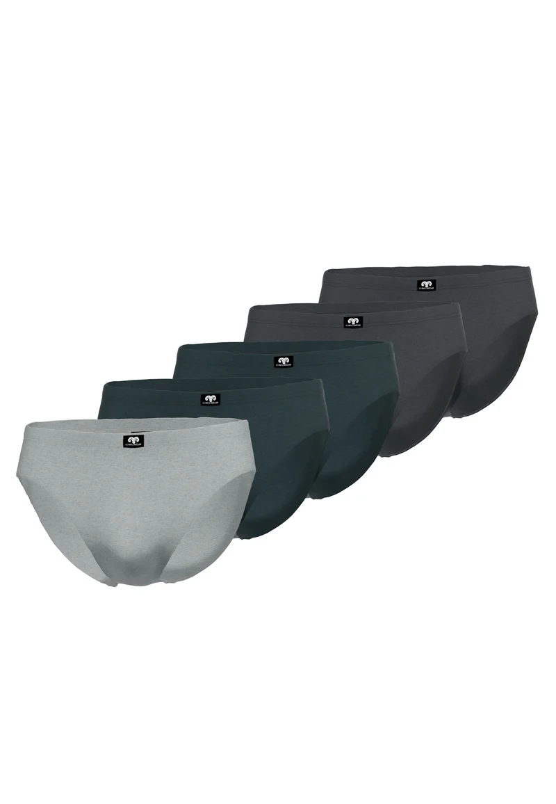 CECEBA Sport Slip 5er Pack grau-dunkel-melange