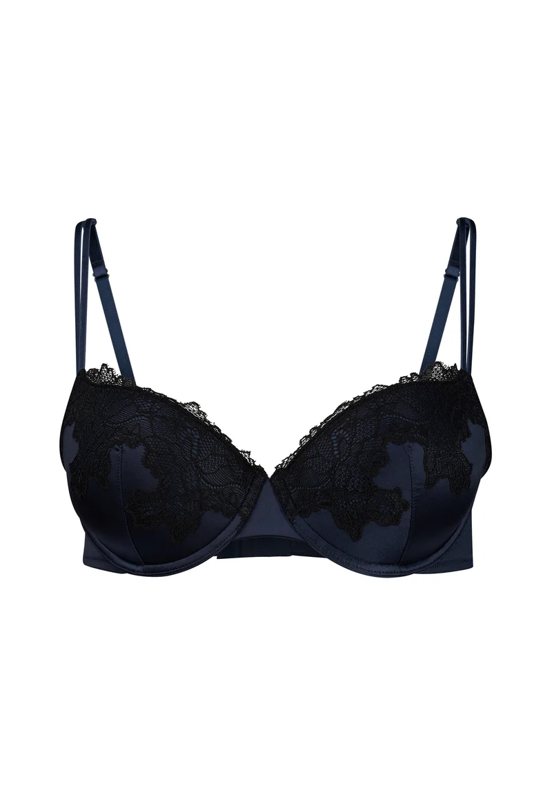 Satin Dreams Push-up bra | black iris 087506-08A101