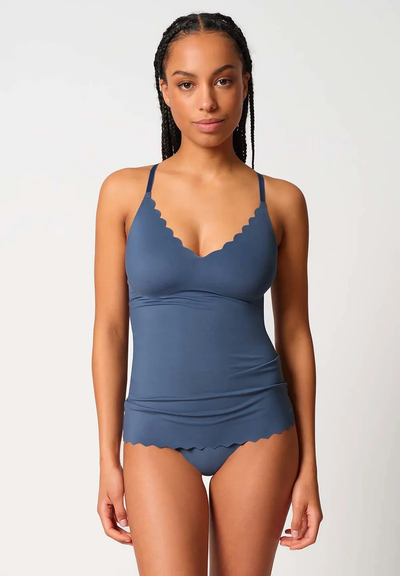 Micro Essentials Camisole remov. pads | vintage indigo 084261-08S879