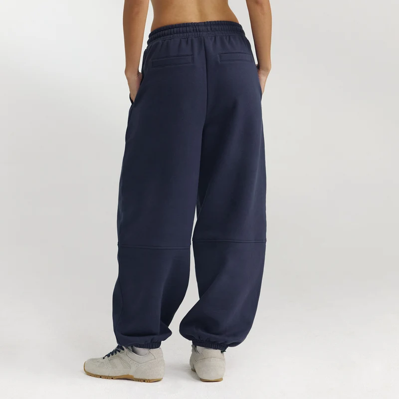 Barrel Leg Joggers - Dark Blue