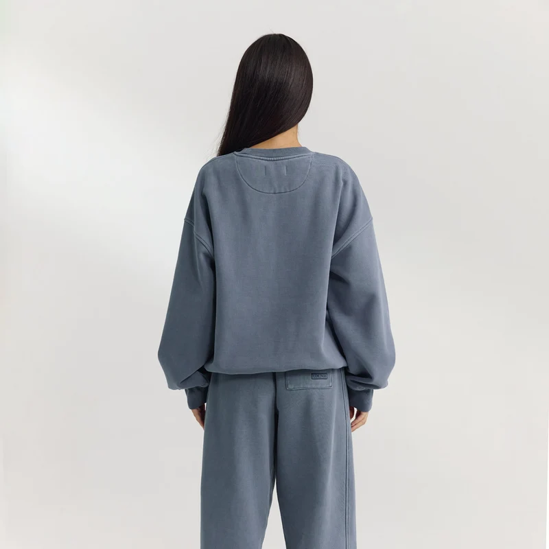 Oversized Jumper - Washed Blue
