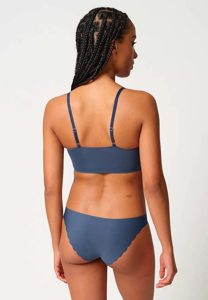 Micro Essentials Crop top remov. pads | vintage indigo 084272-08S879