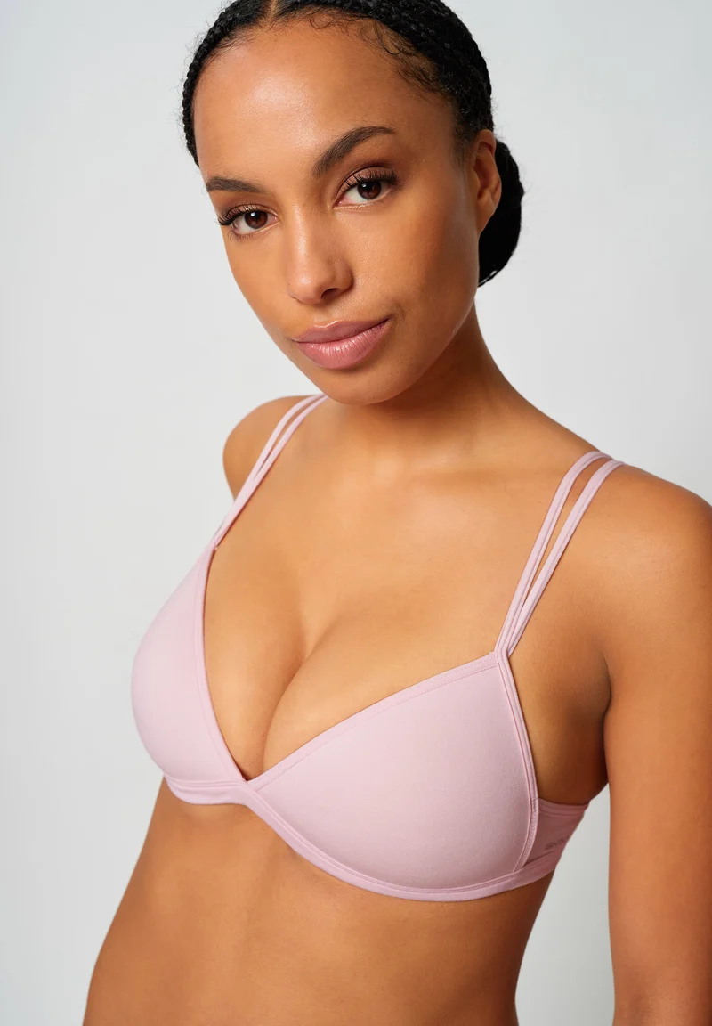SKINY ADVANTAGE Cotton Stretch Padded triangle bra | pale lilac 087102-08S973