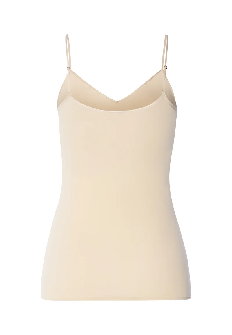 Cotton Seamless Spaghetti Top