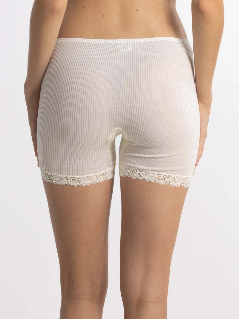 Panty mit Spitze, WOOL AND SILK