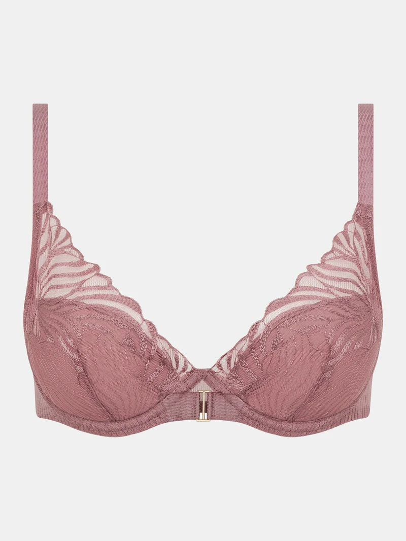 Chantelle – Legend Plunge T-Shirt-BH Rose Des Bois