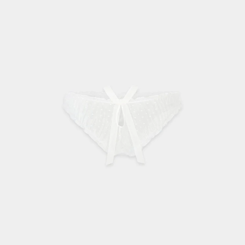 Polka Dot Brazilian Briefs - White