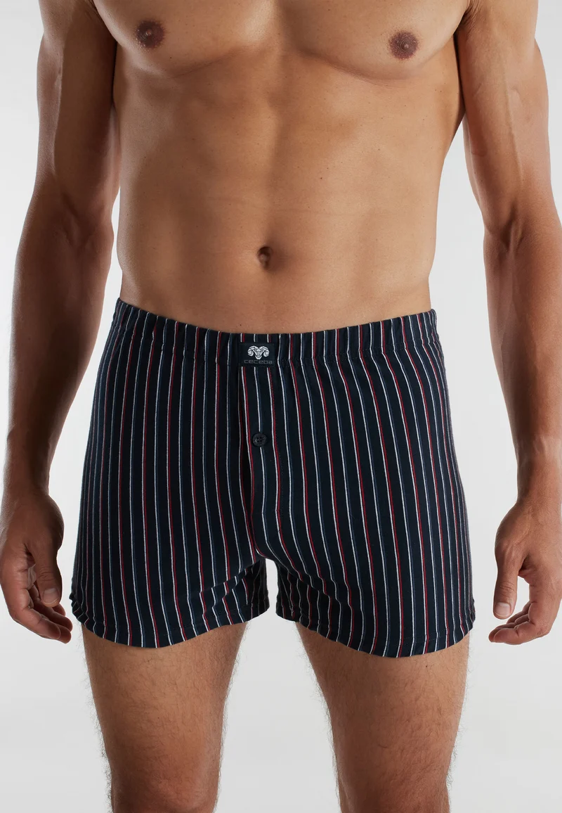 CECEBA Shorts 2er Pack navy-red