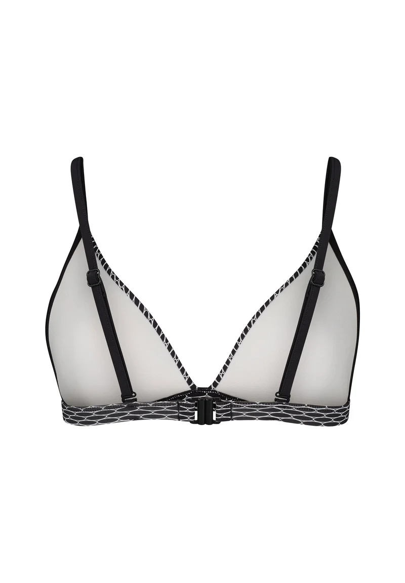 Maritimemotion Triangle bikini top | blackivory grid 081925-08S983