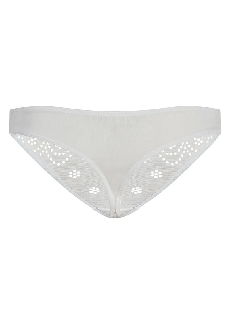 Bamboo Lace Thong | ivory 080586-087608