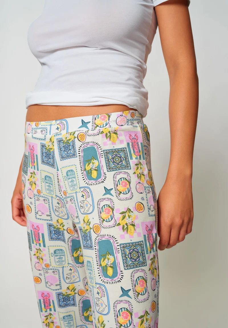 Night In Skiny 03 Pants long | bella italia 087271-08A048