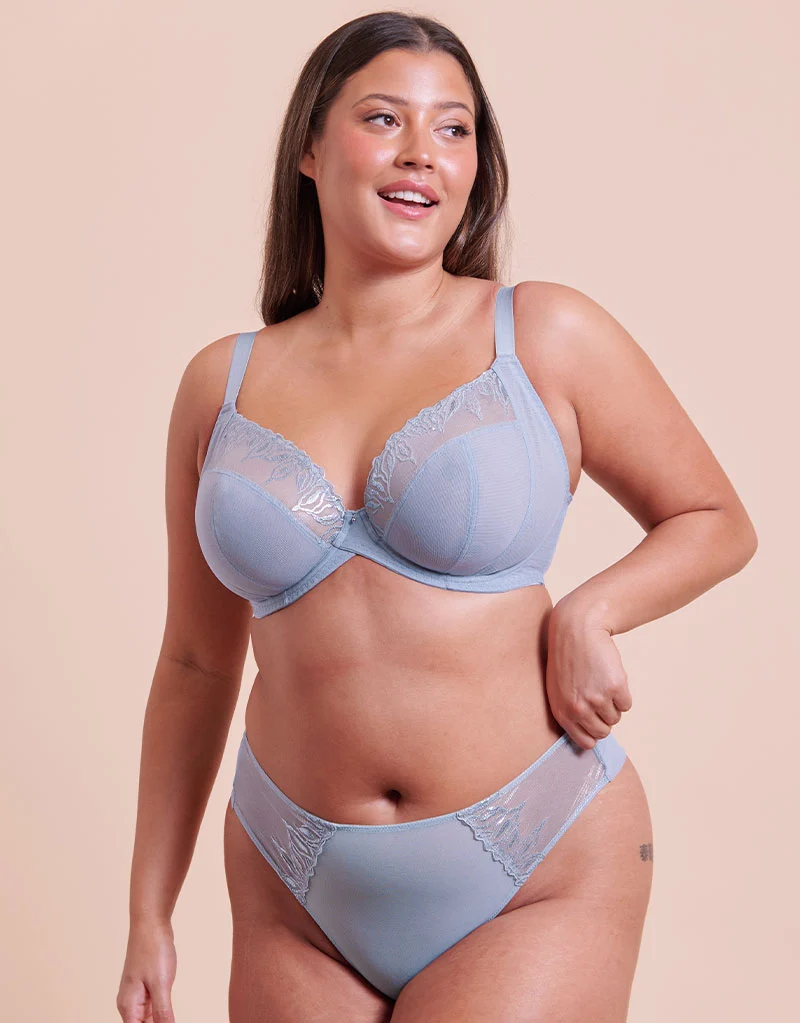 Curvy Kate Flare Deep Thong Powder Blue