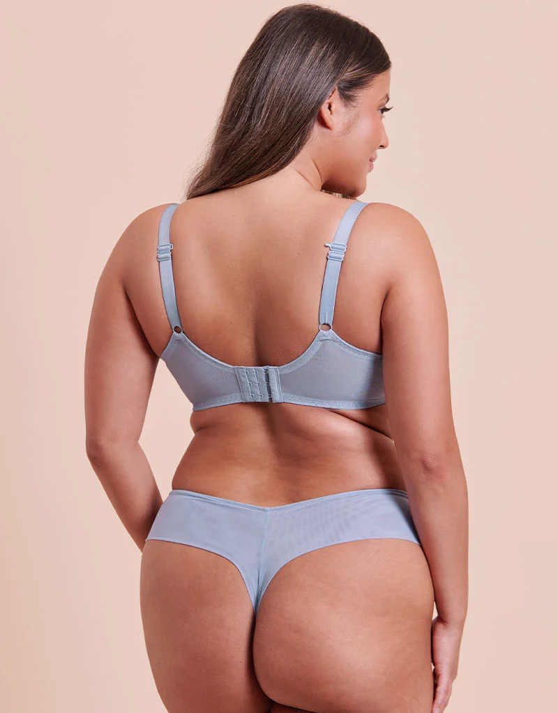 Curvy Kate Flare Deep Thong Powder Blue