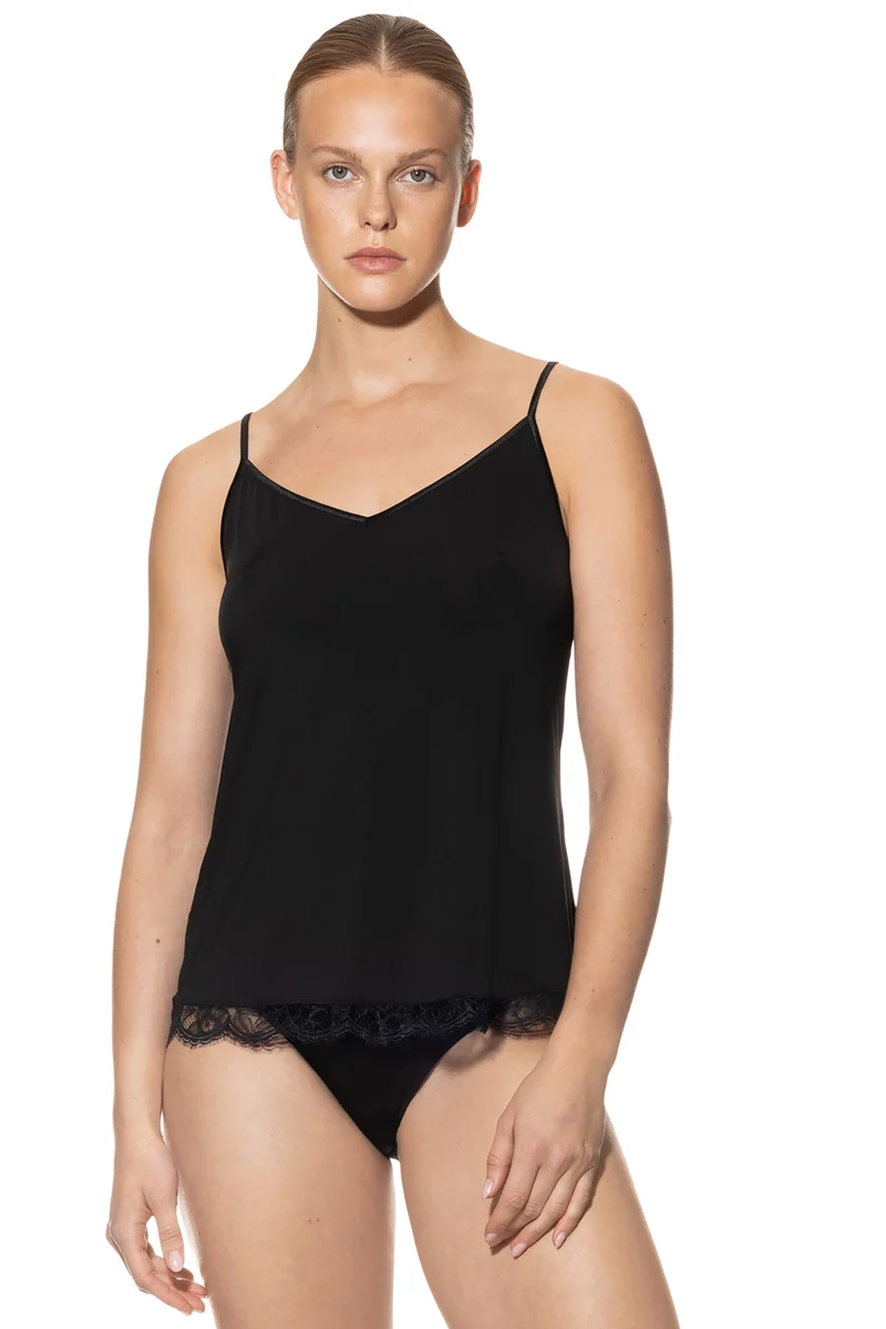 Camisole, mit Spitze am Saum, GRACE