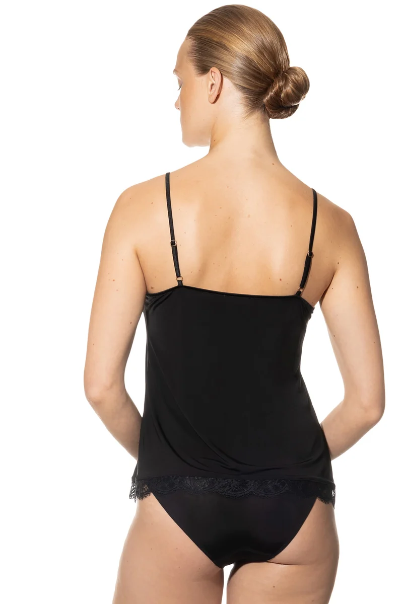 Camisole, mit Spitze am Saum, GRACE