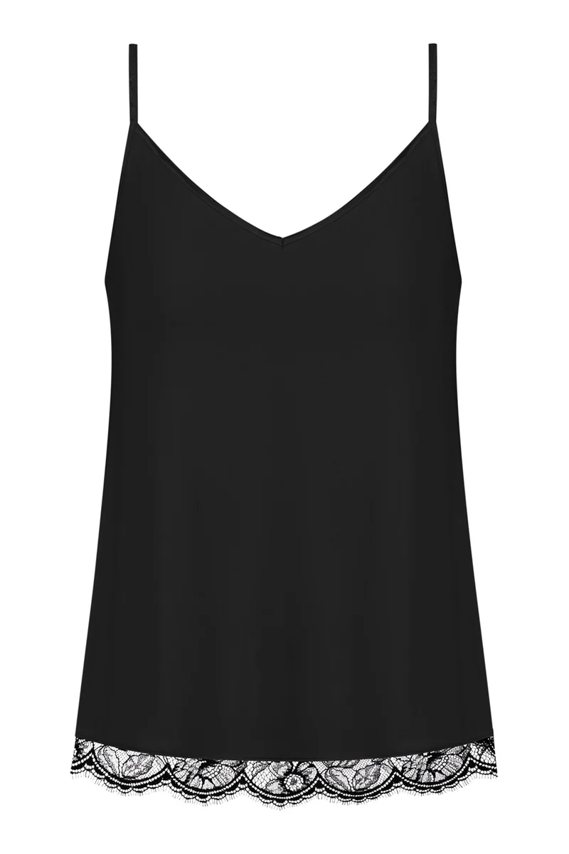 Camisole, mit Spitze am Saum, GRACE
