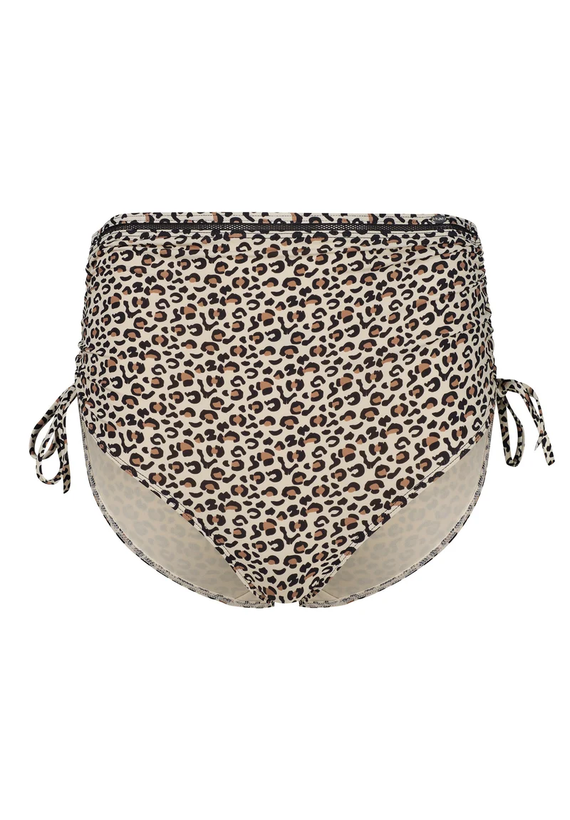 Animal Allure High-waisted bikini bottoms | birchginger leo 087229-08A035