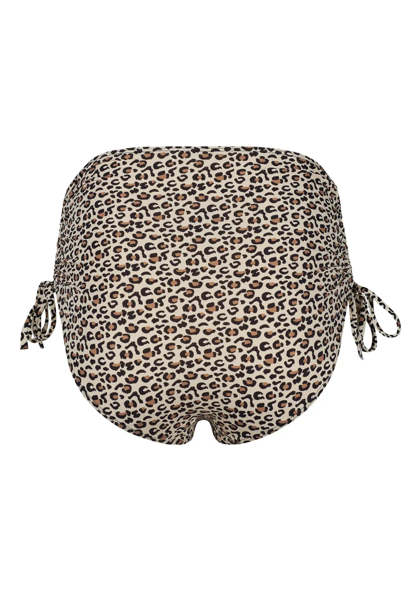 Animal Allure High-waisted bikini bottoms | birchginger leo 087229-08A035