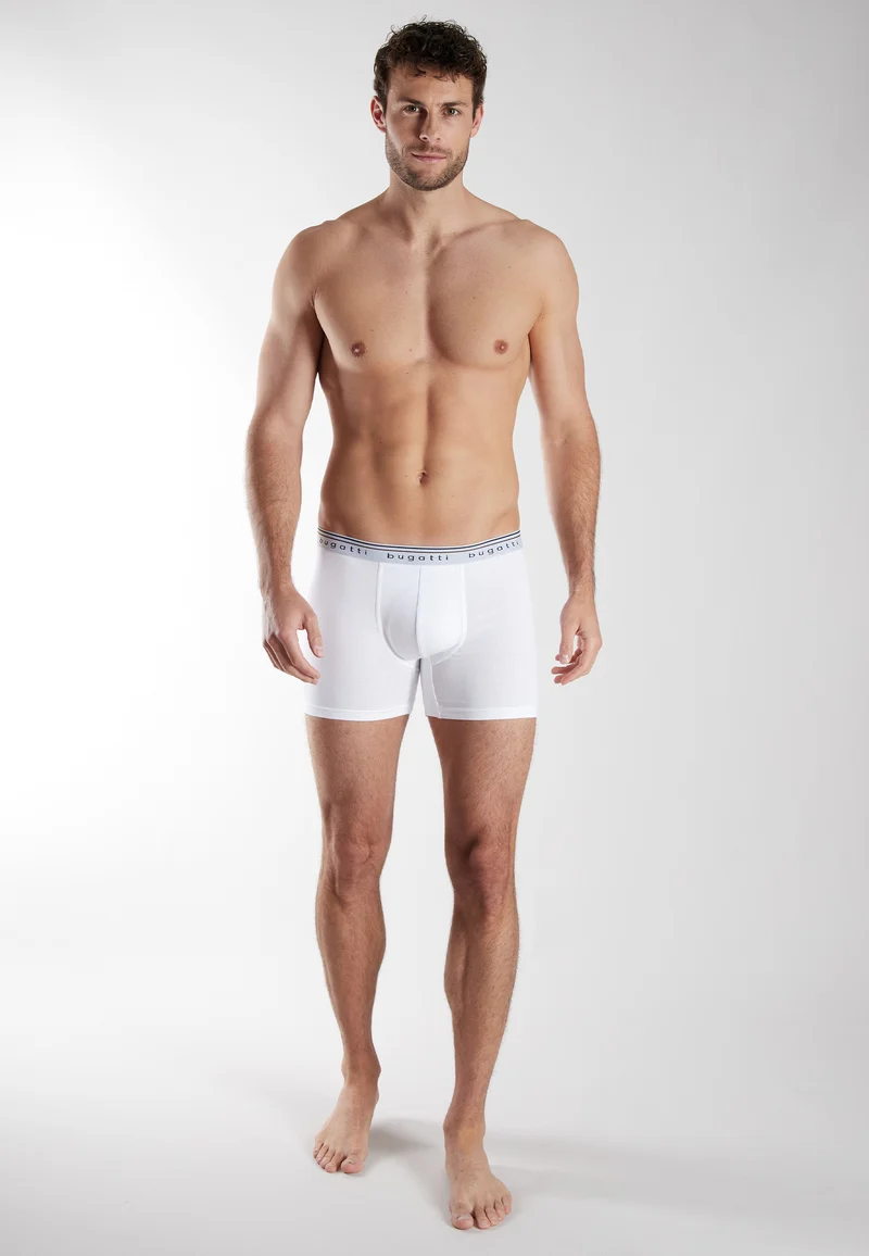 BUGATTI Comfort Pants, 3er Pack grau-mittel-melange