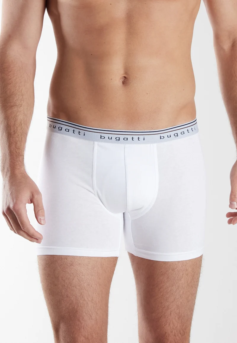 BUGATTI Comfort Pants, 3er Pack grau-mittel-melange