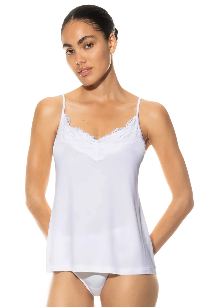 Camisole, mit Spitze am Dekolleté, GRACE