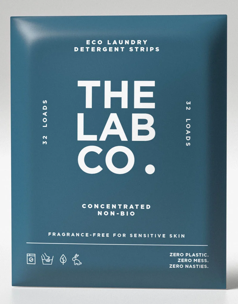 The Lab Co Laundry Strips 32 Pack Fragrance Free
