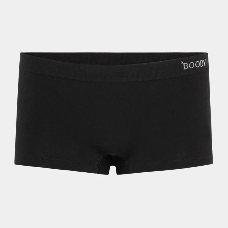 Schwarze Bamboo Hotpants