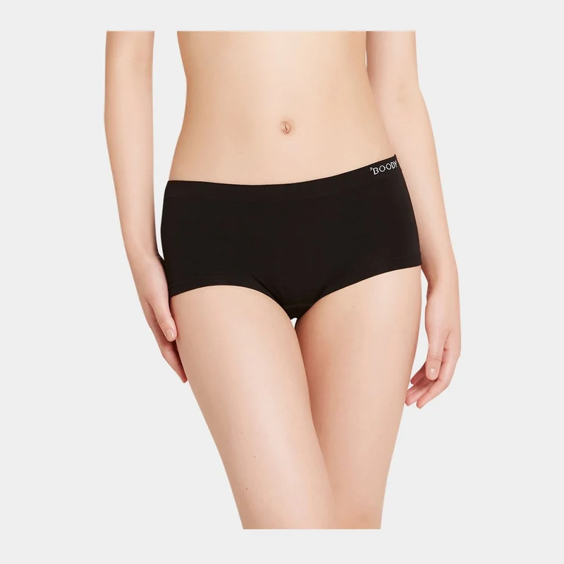 Schwarze Bamboo Hotpants