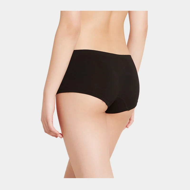 Schwarze Bamboo Hotpants