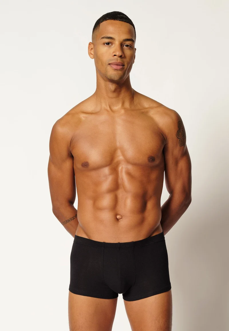 Cotton Multipack Trunks 6 Pack - Black