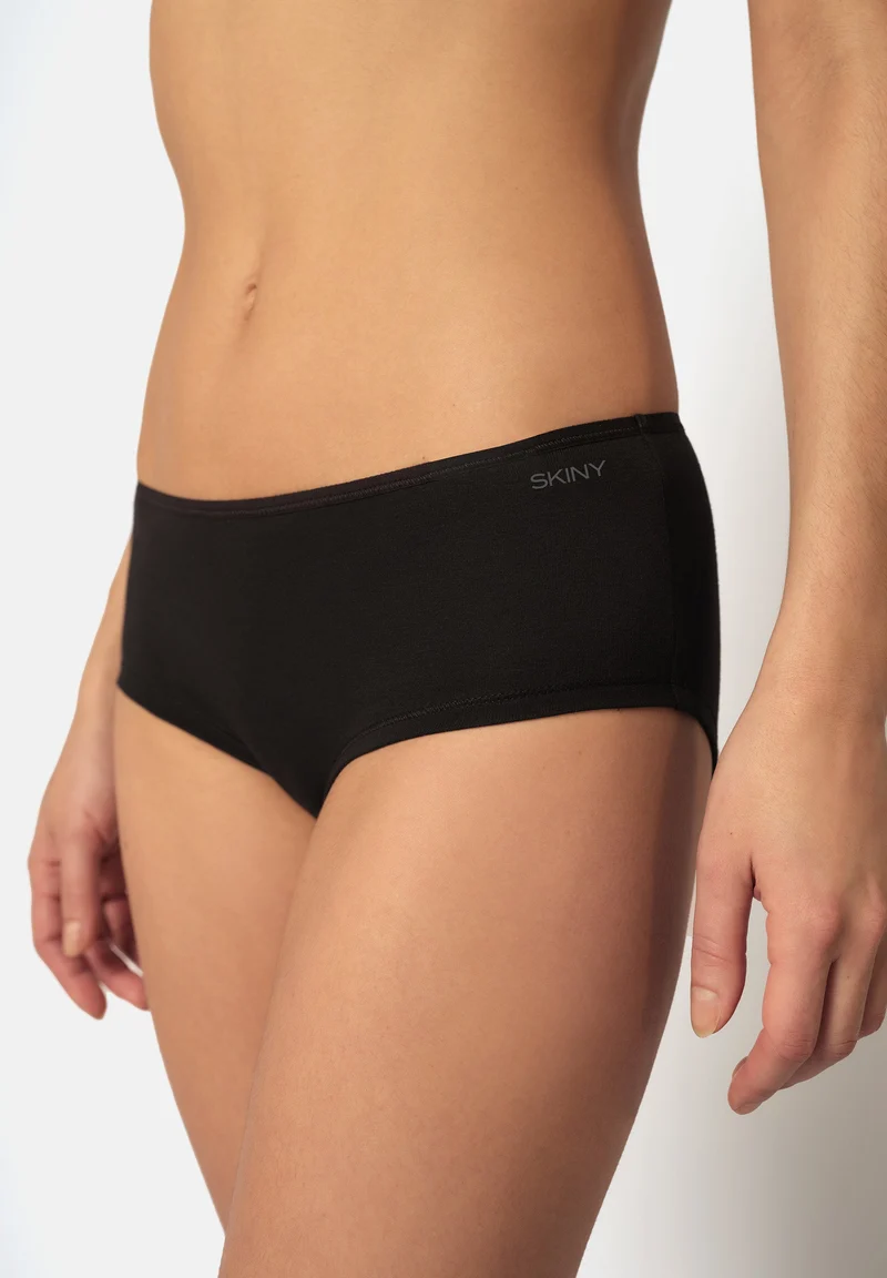 SKINY ADVANTAGE Cotton Stretch Panty 4 Pack – Black