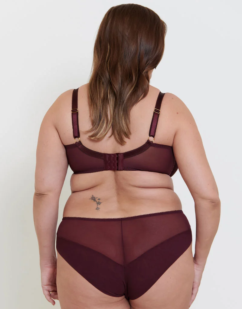 Liaison Uptown Brazilian Brief Merlot