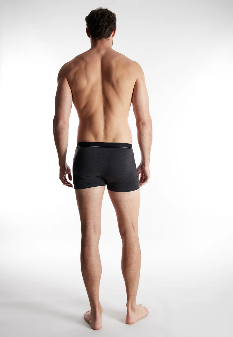 BUGATTI Pants, 2er Pack schwarz-dunkel-melange