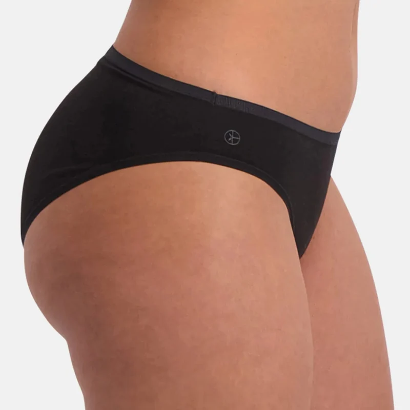 3er Pack Bambus Tai Panty schwarz
