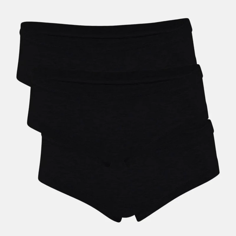 3er-Pack schwarzer Bambus-Hipster-Slips