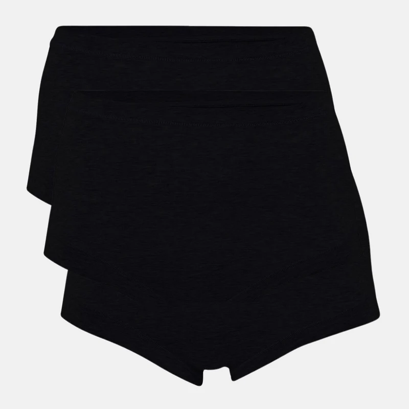 3er-Pack schwarzer Bambus Maxi-Slips