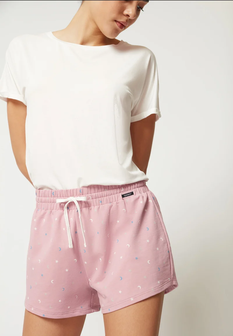 Night In Mix & Match Shorts | woodrose stars 080779-08S341