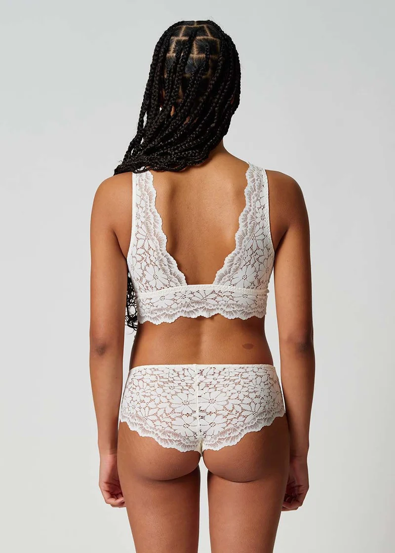 Wonderfulace Crop top remov. pads | ivory 082902-087608